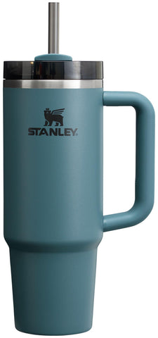 Stanley Quencher H2.0 Tumbler with Handle & Straw 30 oz | Twist On 3-Way Lid | Cupholder Compatible for Travel | Insulated Stainless Steel Cup | BPA-Free | Blue Spruce