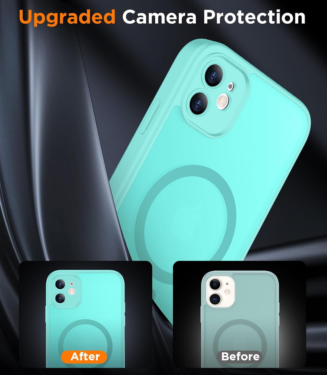 SPIDERCASE Magnetic for iPhone 11 Phone Case,Blue Green