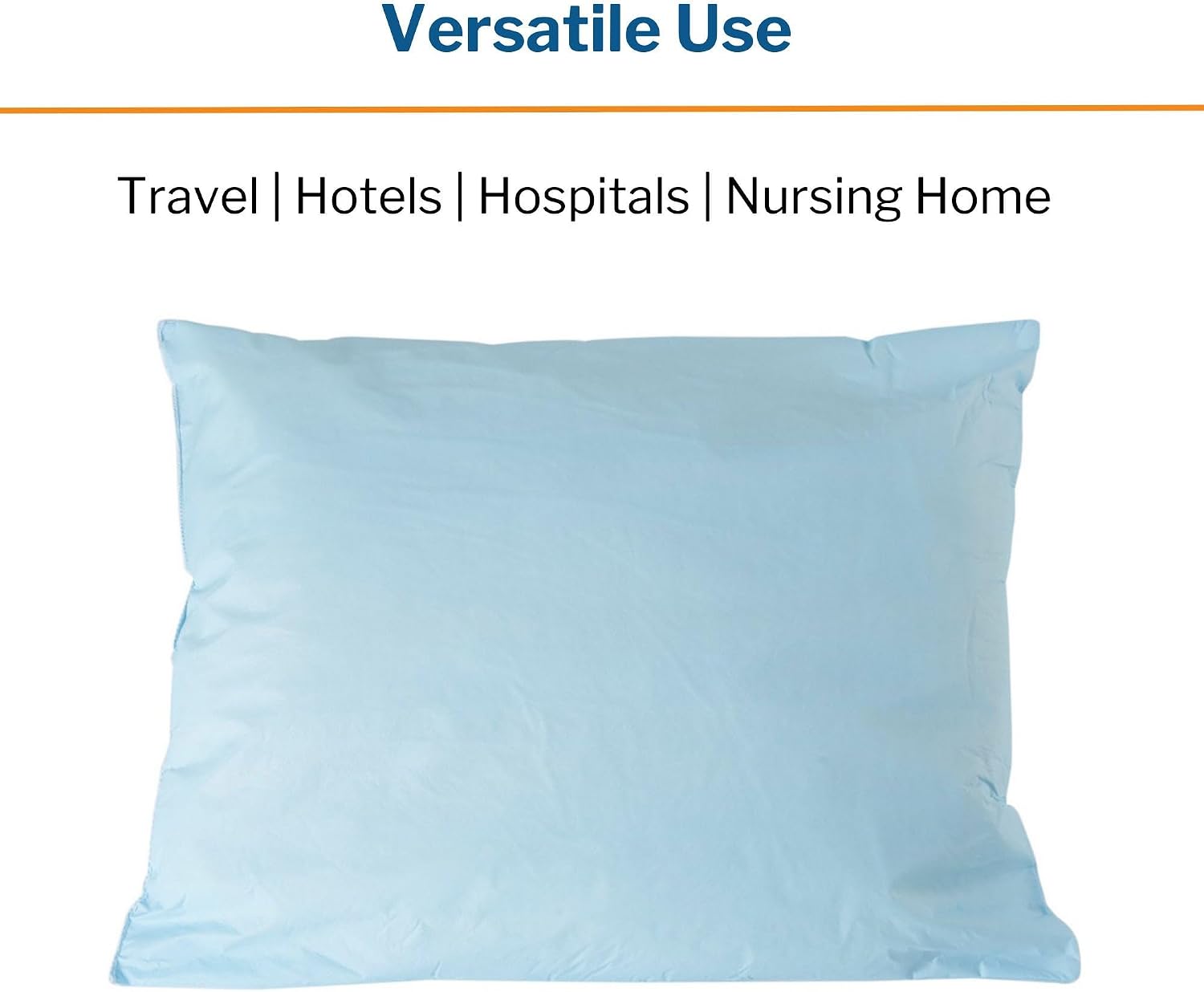 McKesson Medical Pillow Limited Reusable Hospital Bed, 20 x 26 in, 12 ct