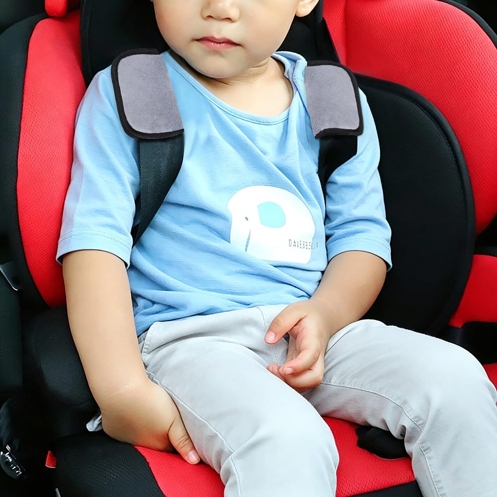 Accmor Car Seat Strap Pads for Baby Kids Toddler, Soft Car Seat Strap Covers Shoulder Pads for All Baby Car Seats, Stroller, Pushchair, High Chair