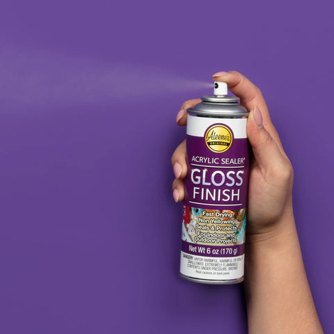 Aleene's Spray Acrylic Sealer, Gloss Clear Finish, 6 oz