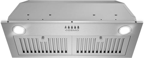 30 in. Lumin Collection 380 CFM Ducted Insert Range Hood, LED, Stainless