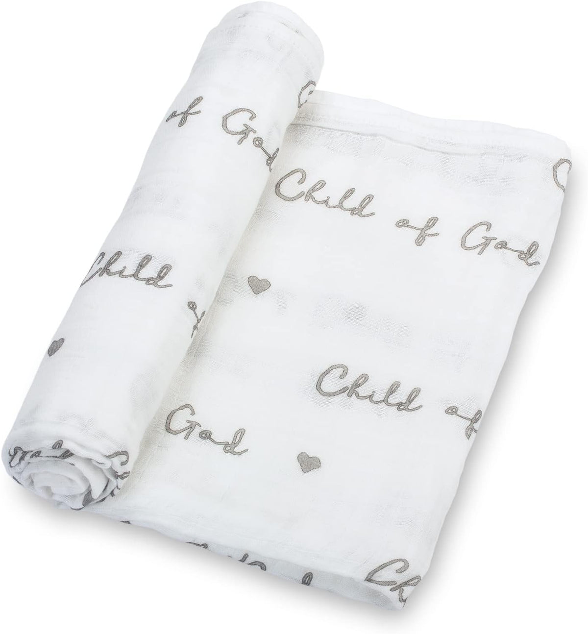 LollyBanks Muslin Swaddle Blanket, 47 x 47 in, Newborn Receiving Blanket