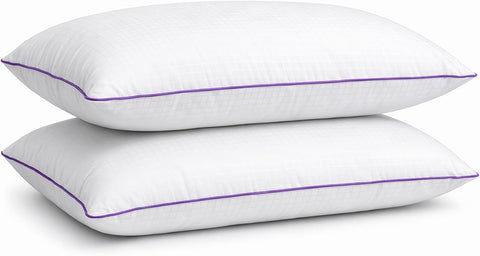 Pillows Queen Size Set of 2 – Bed Pillows for Sleeping, Down Alternative Pillows, Soft Yet Supportive, Maintains Loft, Hotel Quality, Machine Washable