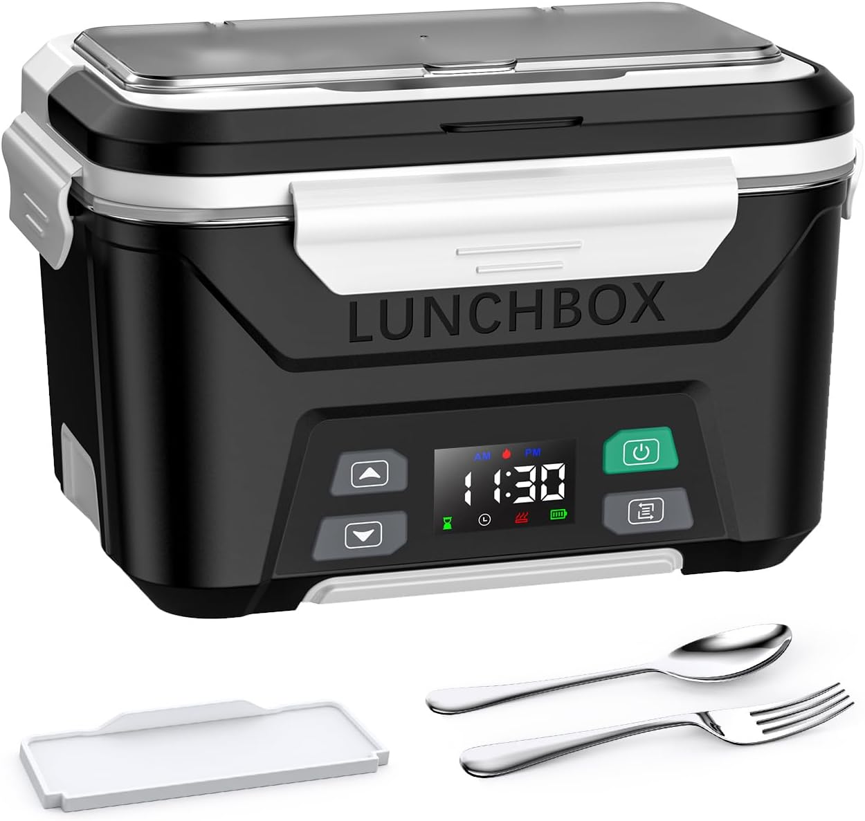 EAST OAK Cordless Electric Lunch Box, Heated Lunch Box for Men with Timer