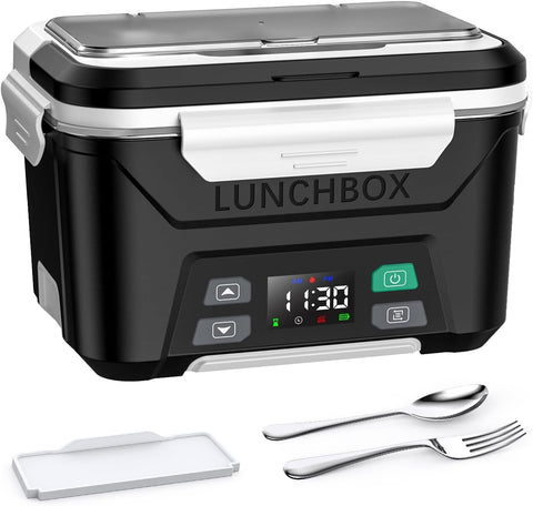 EAST OAK Cordless Electric Lunch Box, Heated Lunch Box for Men with Timer