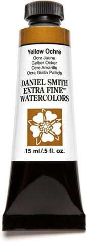 Daniel Smith Extra Fine Watercolor 15ml Paint Tube, Yellow Ochre (284600114), 0.5 Ounce (Pack of 1)