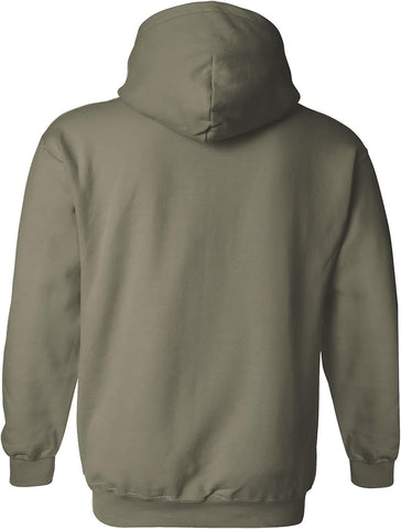 zerogravitee USMC Athletic Marines Hooded Sweatshirt in Military Green