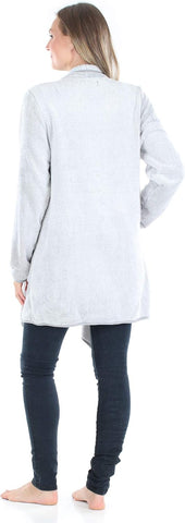 Sleepyheads Women's Fleece Long Sleeve Robe Sherpa-Lined Hooded Bathrobe…