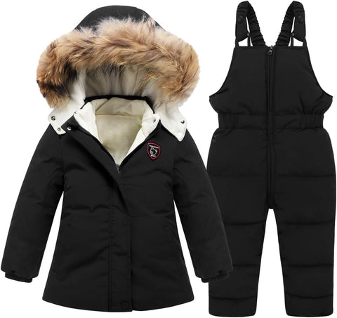 Baby Boys Snow Suits Infant Girls Winter Snowsuit For Toddler 1-5T
