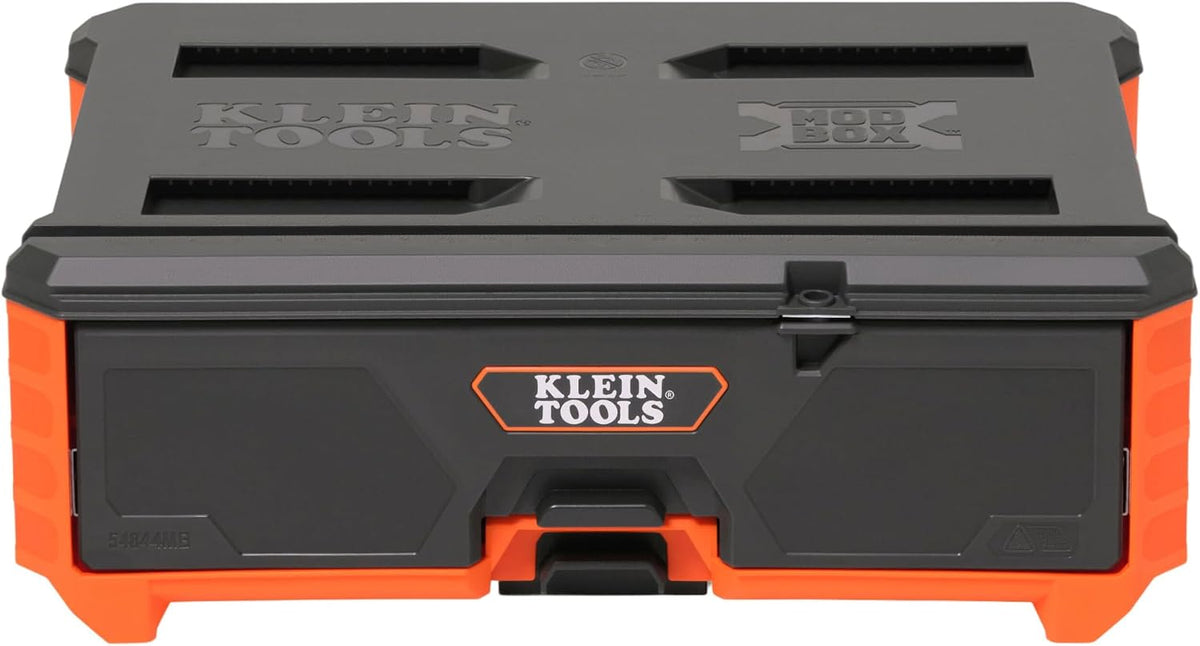 Klein Tools 54844MB MODbox Compact Single Drawer Box Full Width, Tool Storage Drawer with Ball Bearing Slides, Dividers Included, PVC Foam Mat