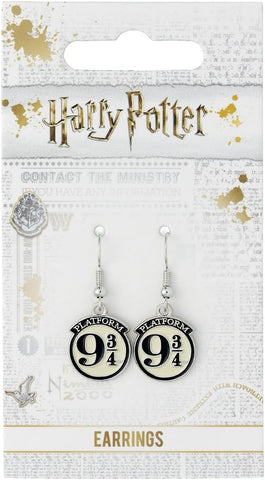 Harry Potter Platform 9 3/4 Silver Plated Earrings