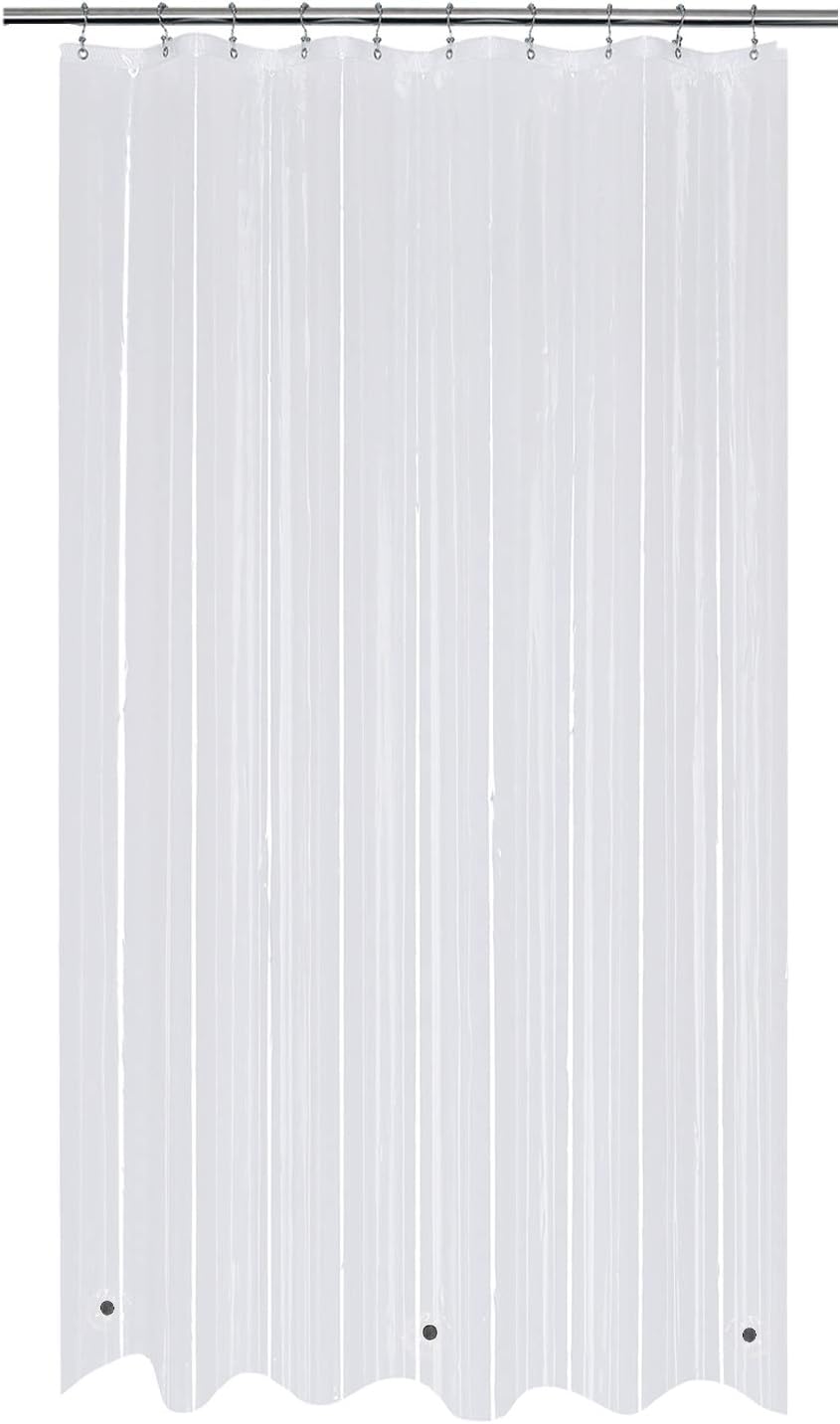 Mrs Awesome 32x72 Stall Size Shower Curtain Liner Clear