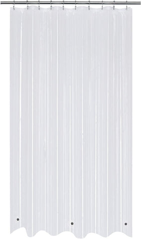 Mrs Awesome 32x72 Stall Size Shower Curtain Liner Clear