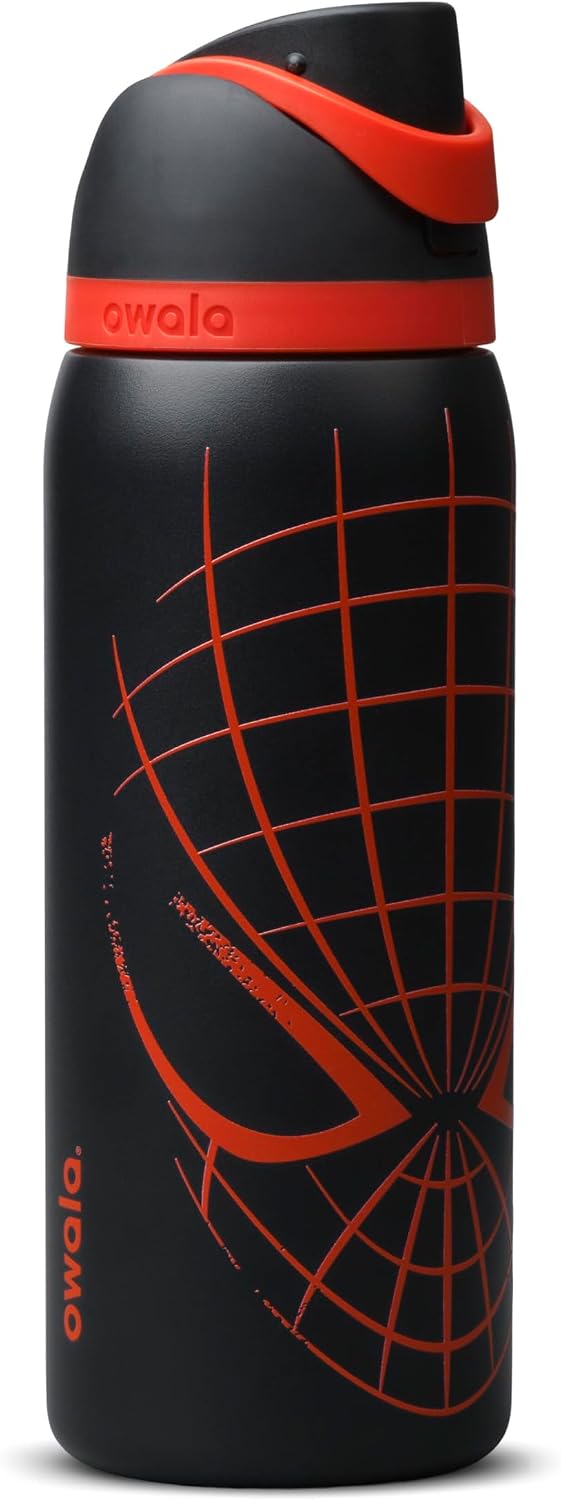 Owala Marvel Spider-Man FreeSip Stainless Steel Water Bottle 32 oz