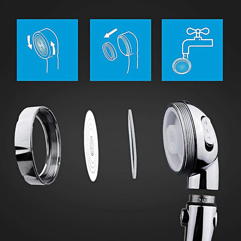 KAIYING High Pressure Handheld Shower Head with ON/OFF Pause Switch