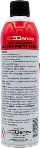 Denco 1930 Brake & Parts Cleaner, Non-Chlorinated, 13oz, 12-Pack