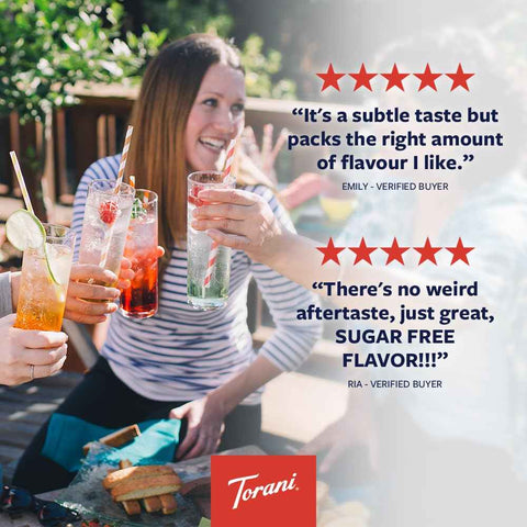 Torani Sugar Free Coconut Flavored Drink Syrup, 25.4 fl oz (Pack of 4)