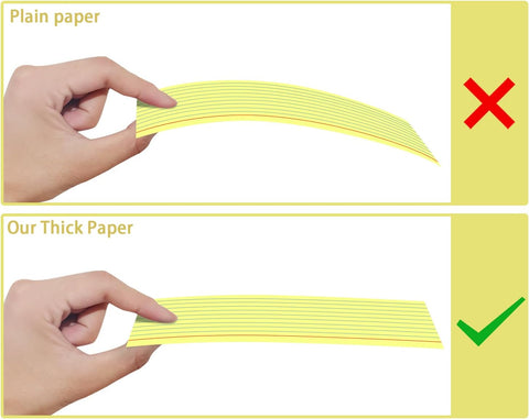 Yellow Index Cards 3x5, 200 Count,180gsm Heavy Flash Cards for Studying