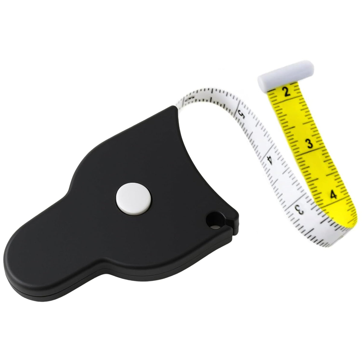 Perfect Body Tape Measure - 80 Inch Automatic Telescopic Tape Measure - Retractable Measuring Tape for Body: Waist, Hip, Bust, Arms, and More (Black - 80 inch)