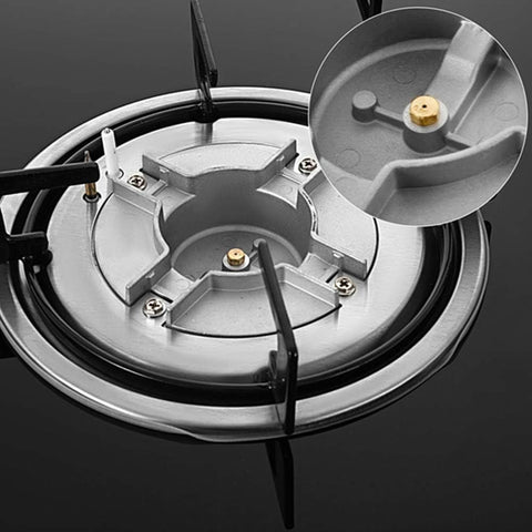 24" Built-in Gas Cooktop, 4 Burner Gas Stovetop for Kitchen Apartment Rvs