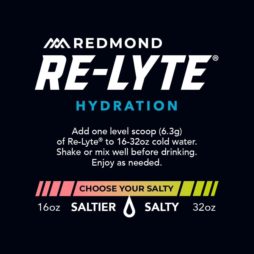 Redmond Re-Lyte Sugar Free Electrolyte Powder Drink Mix (Watermelon Lime)