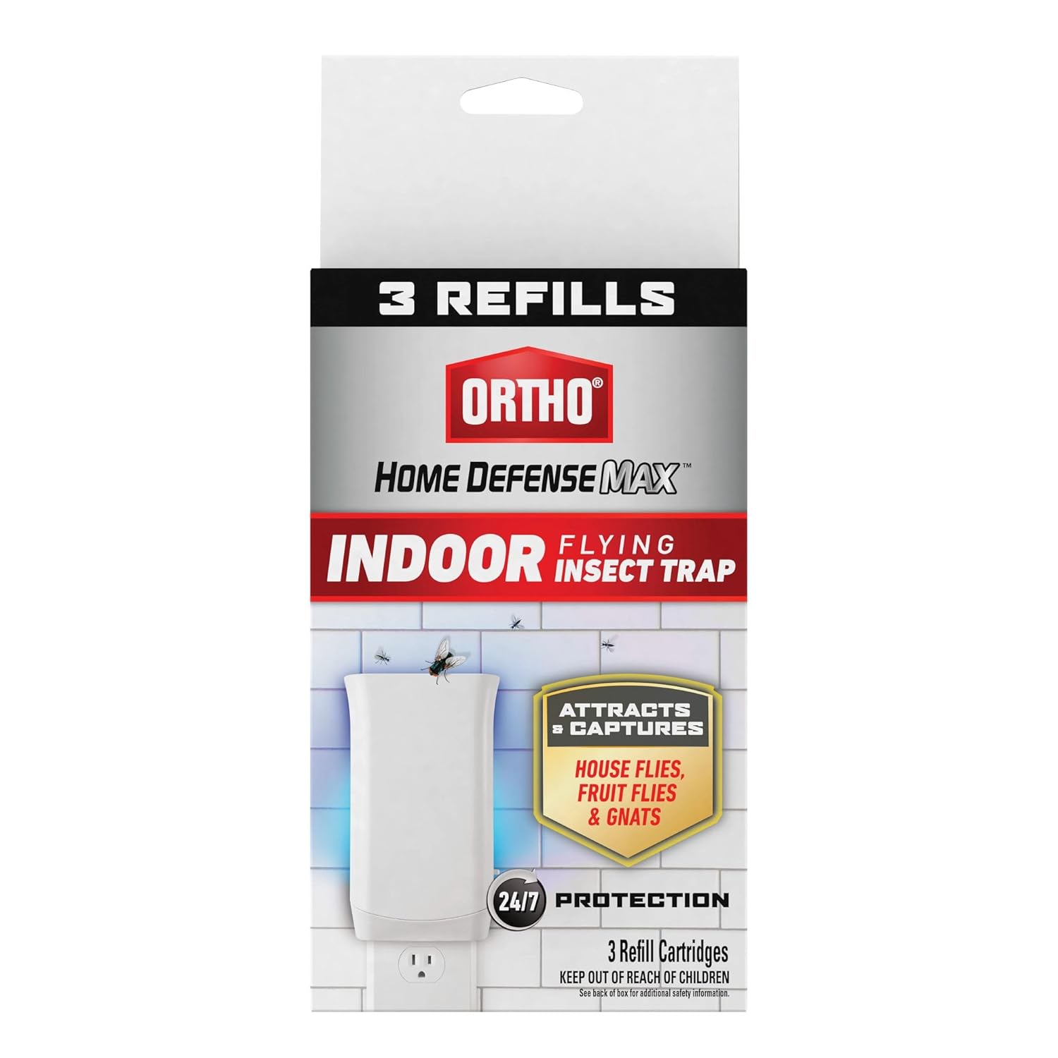 Ortho Home Defense Max Indoor Flying Insect Trap Refills, 3 Catridges