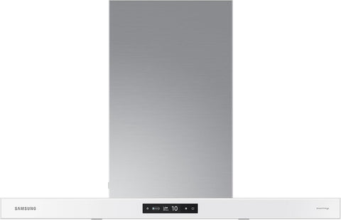 Samsung 36" Bespoke Smart Wall Mount Hood, LCD Display & Touch Control, Triple Air Sensor, Low Noise, WiFi Connected, Clean White, NK36CB700W12AA