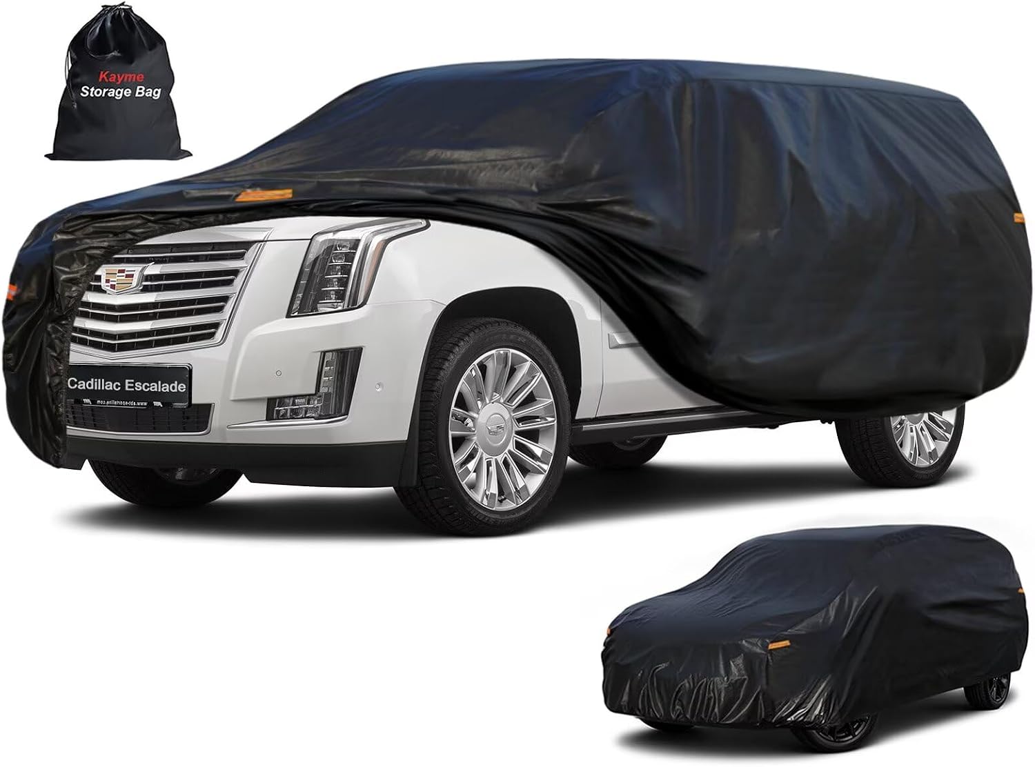 Kayme 7 Layers Waterproof SUV Car Cover for Cadillac Escalade 2007-2014