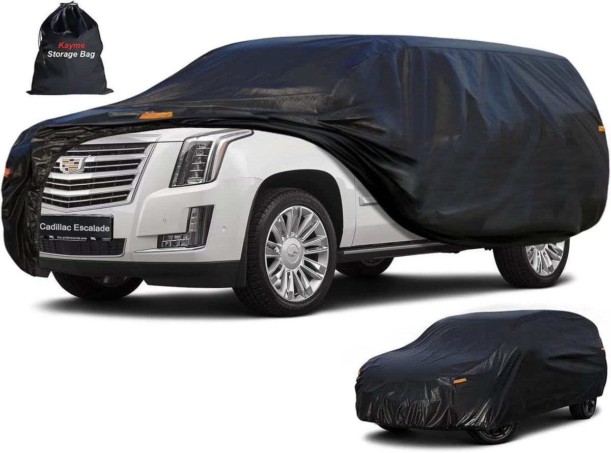 Kayme 7 Layers Waterproof SUV Car Cover for Cadillac Escalade 2007-2014