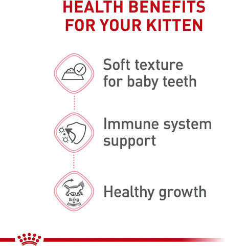 Royal Canin Feline Health Nutrition Kitten Thin Slices in Gravy Cat Food, 3 oz (Pack of 12)