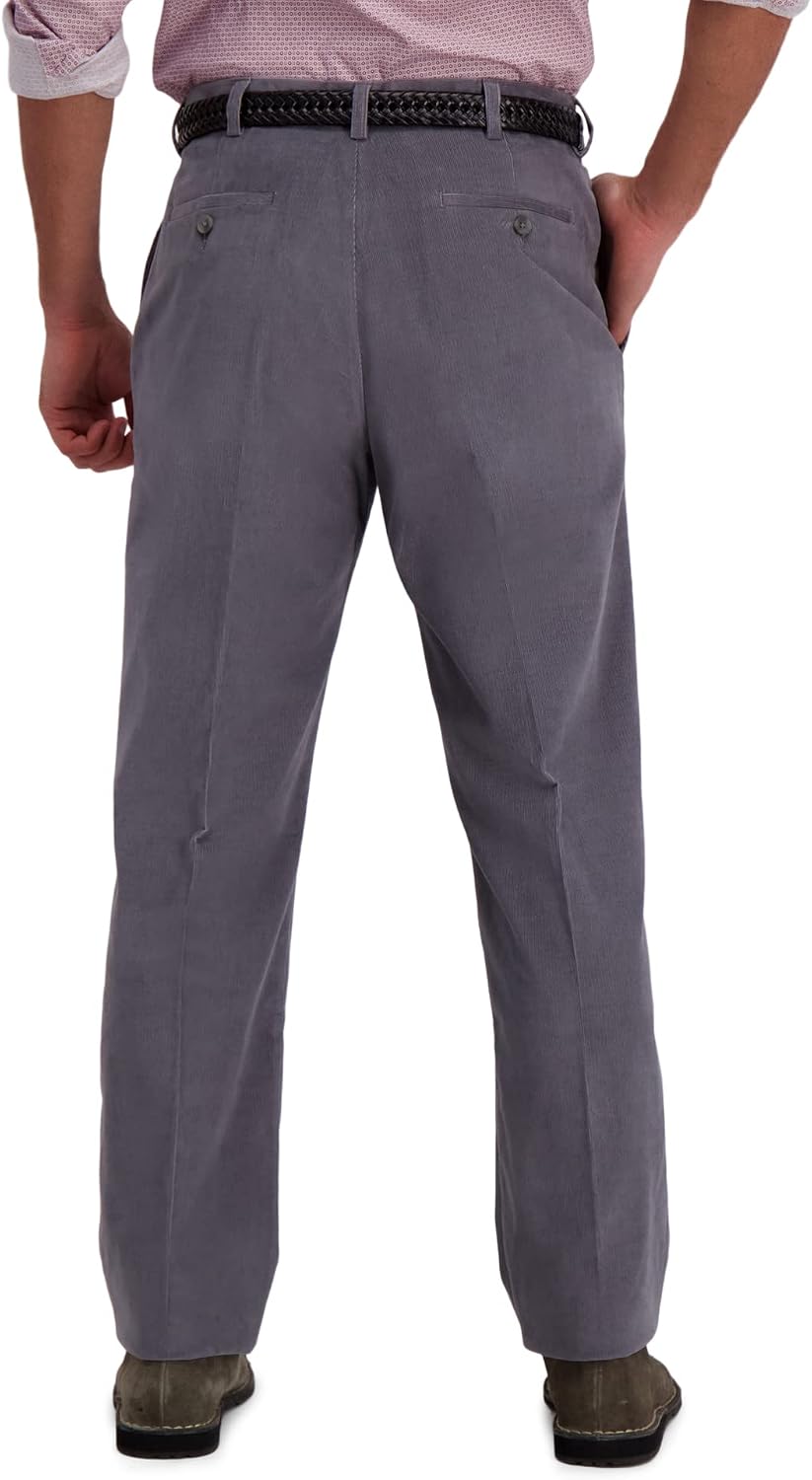 Haggar Men’s Classic Fit Premium Stretch Corduroy Pant