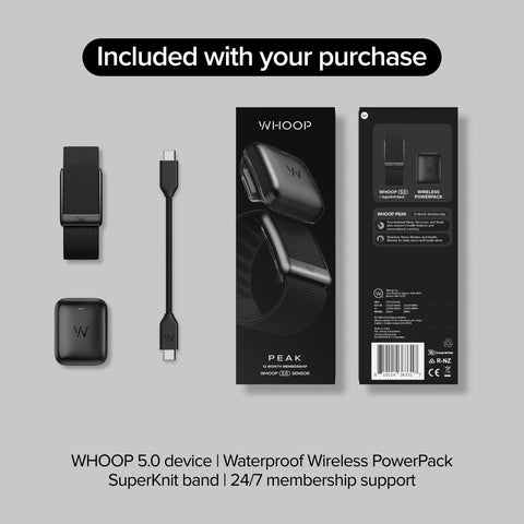 WHOOP 5.0/MG Activity Tracker - 12 Month Membership - Health and Fitness Wearable – 24/7 Activity and Sleep Tracker, Personalized Coaching, Menstrual Cycle Insights – 14+ Days Battery Life