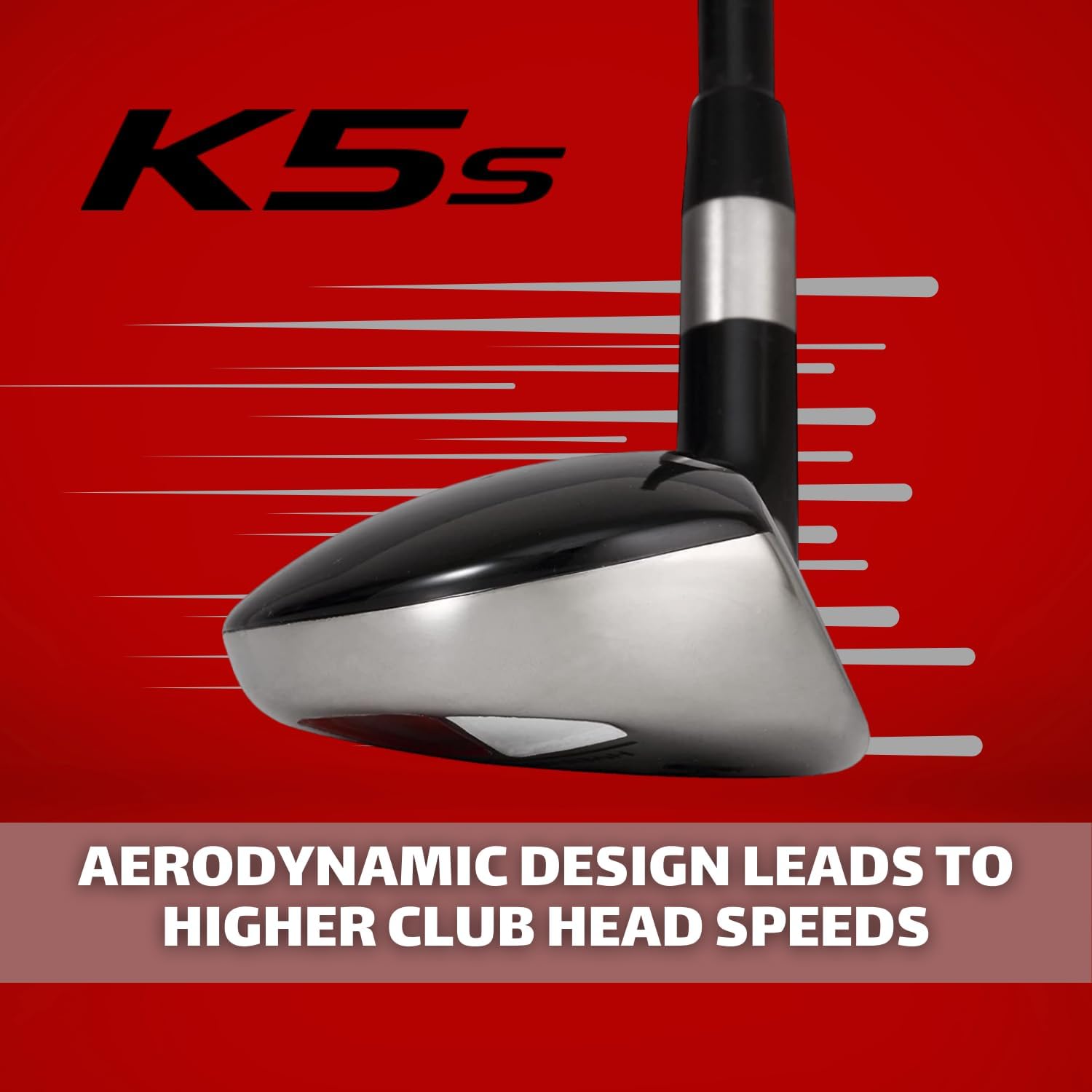 Majek Golf Mens All Hybrid #7 Senior Flex Right Handed New Utility A Flex Graphite Golf Club