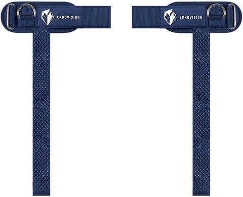 Ekkovision EKKO Weight Lifting Straps With Cuffed D Ring, Wrist Support for Men, Heavy Duty Thick Comfortable Lifting Straps, Secure Fit, Enhanced Grip, Straps for Weightlifting & Gym Training