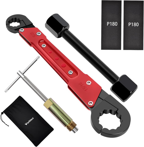 Plumbing Tools with Angle Stop Wrench & Compression Sleeve Puller