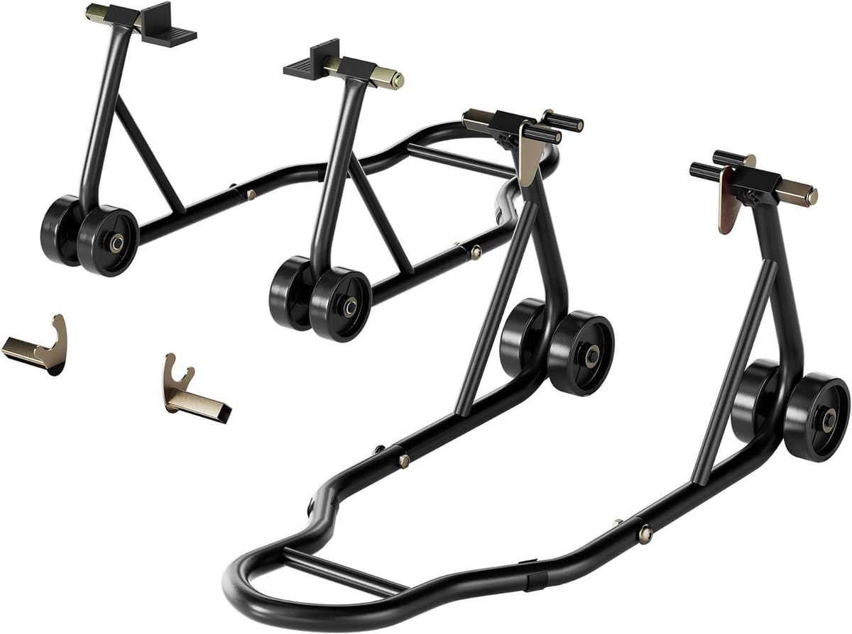 SPECSTAR Universal Motorcycle Stands 882 Lbs Capacity,Black