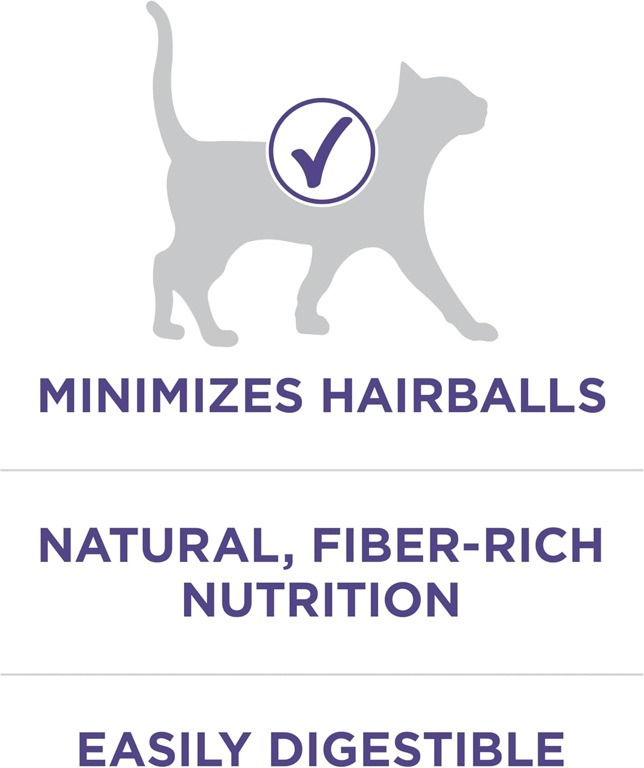 Purina ONE Natural Hairball Control Dry Cat Food, 7 lb Bag