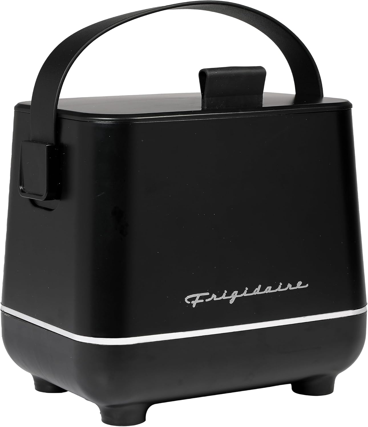 Frigidaire EFMIS308 Top Opening 6 Cans/4L Beverage Insulated Fridge Or Cooler Up To 8 Hrs, With Wall And Car Outlet (Black) (Renewed)