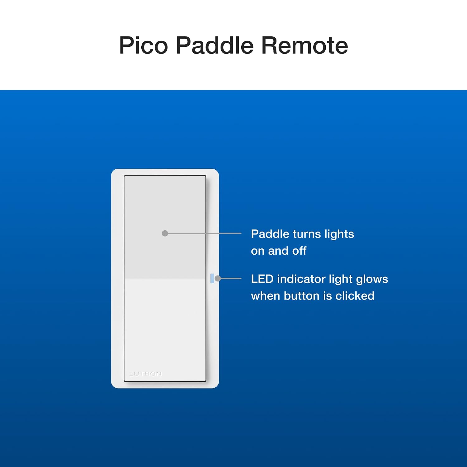 Lutron Claro 3-Way Smart Switch Kit; Switch, Wallplate, Remote & Bracket