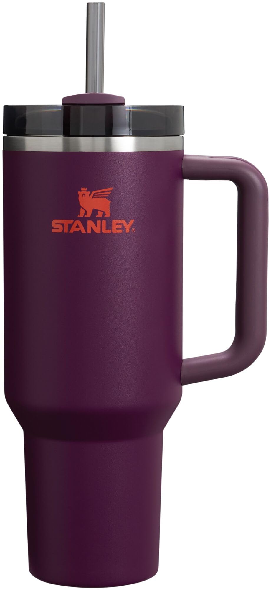 Stanley Quencher H2.0 Tumbler with Handle & Straw 40 oz | Twist On 3-Way Lid | Cupholder Compatible for Travel | Insulated Stainless Steel Cup | BPA-Free | Plum