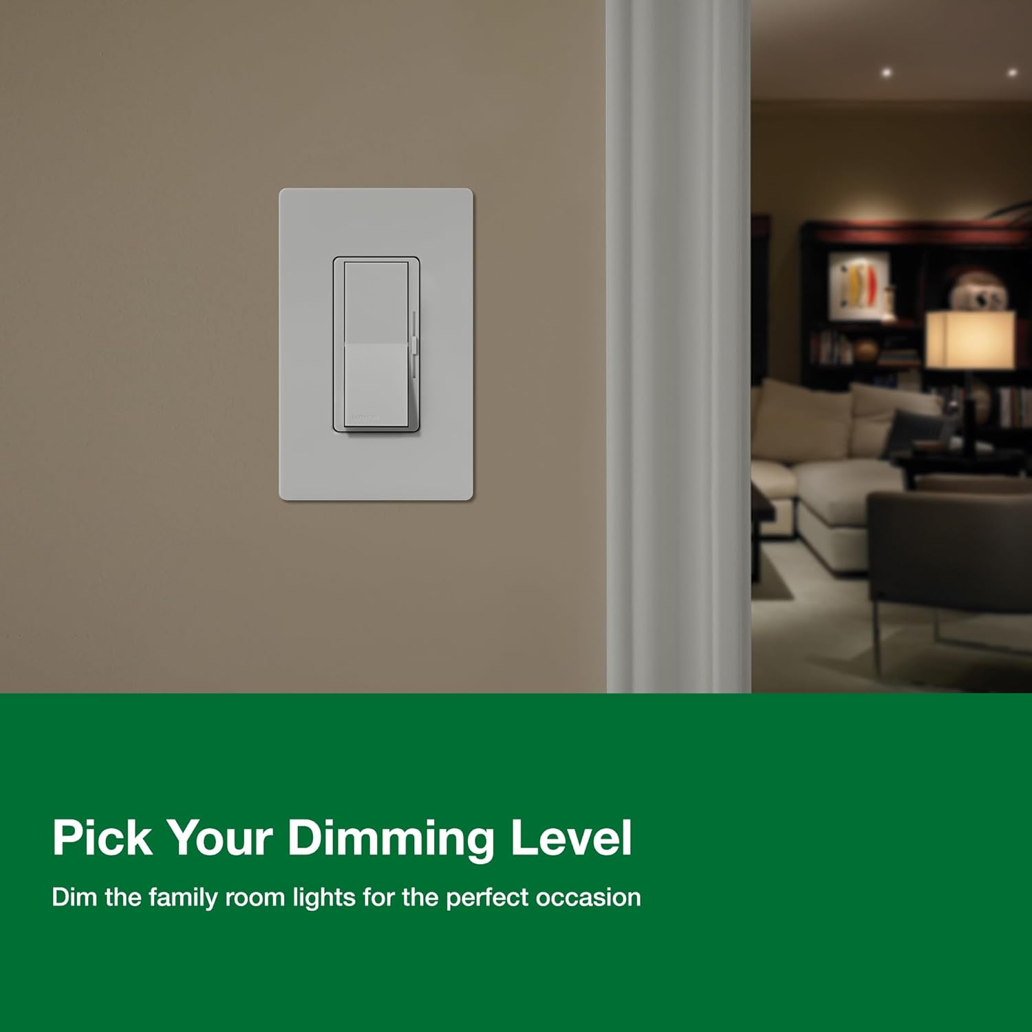 Lutron Diva LED+ Dimmer Switch, Paddle Dimmer, Single Pole/3-way