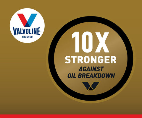 Valvoline Extended Protection High Mileage with Ultra MaxLife Technology 5W-20 Full Synthetic Motor Oil 1 QT, Case of 6