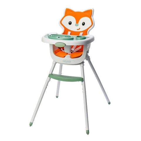 Infantino 4-in-1 High Chair Grow-with-Me Convertible Fox Theme