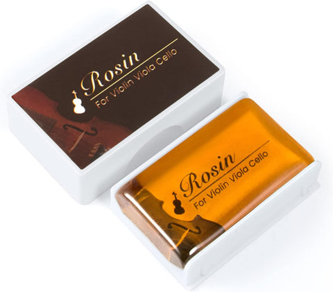 Rosin, Violin Rosin [6 Pack] Cello Viola Rosin for Violin Bow, Light Low Dust Resin, Violin Accessories by Dulphee
