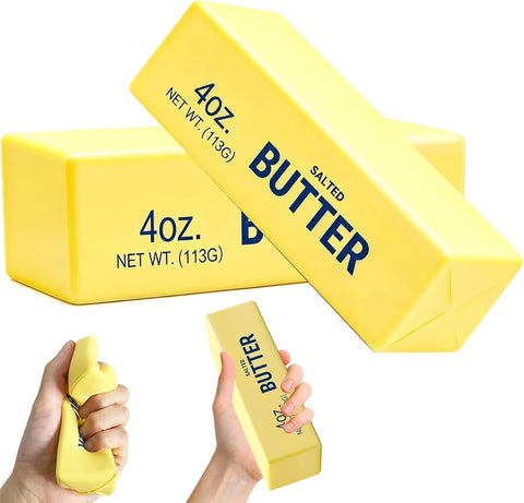 Slow Rising Squishy，Taba Squishy, Stress Balls，Party Favor Gift (Butter stick-2pcs)-0519 (Colorful-2pcs)