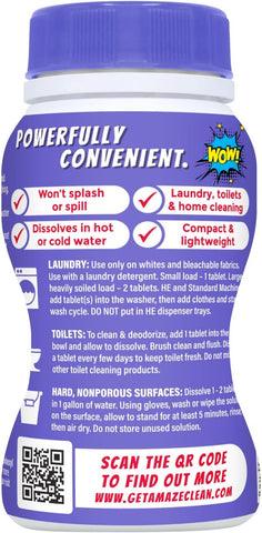 AMAZE Ultra Concentrated Bleach Tablets – Lavender Scent [32 tablets]