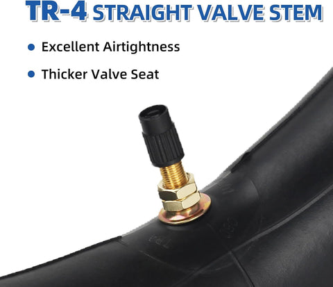 GICOOL 3.00/3.50-12" (80/100-12) Dirt Bike Inner Tubes, TR4 Valve Stem