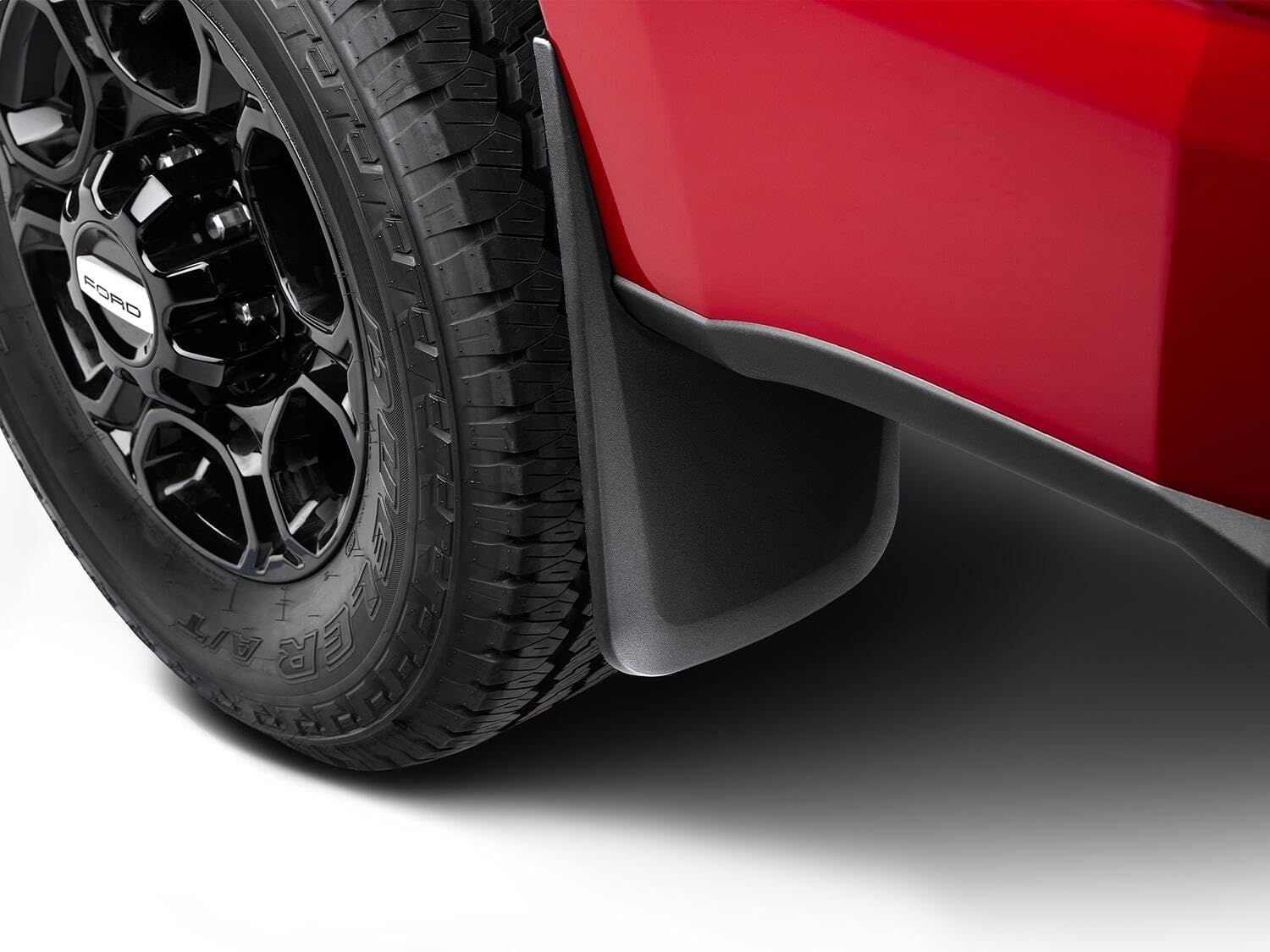 Husky Liners Custom Mud Guards | Fits 2017-2026 Ford F-250 & F-350 w/Single Rear Wheels & w/o OEM Fender Flares | Rear Set, 2-pc Black - 58466