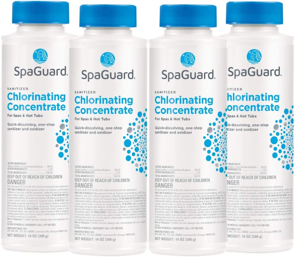 SpaGuard Spa Chlorinating Concentrate, 14 oz, Single Pack